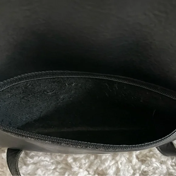 Vintage Coach 9791 Large Daypack Black Leather Backpack - Picture 11 of 14